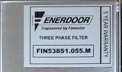 ENERDOOR-FIN538S1.055.M FİLTRO TRIFASE 55A