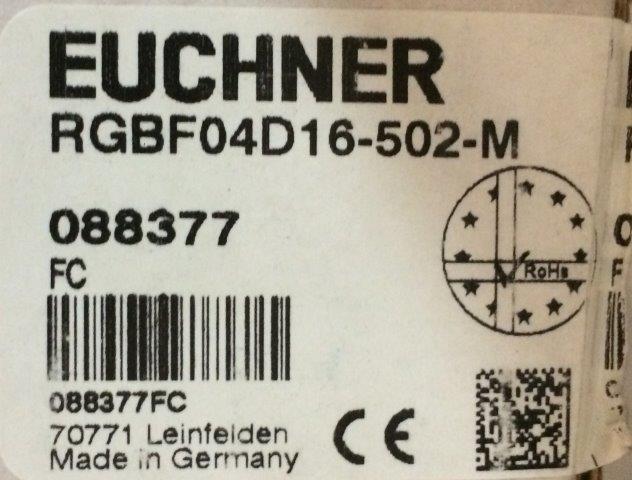 Euchner-EUCHNER 088377 RGBF04D16-502-M