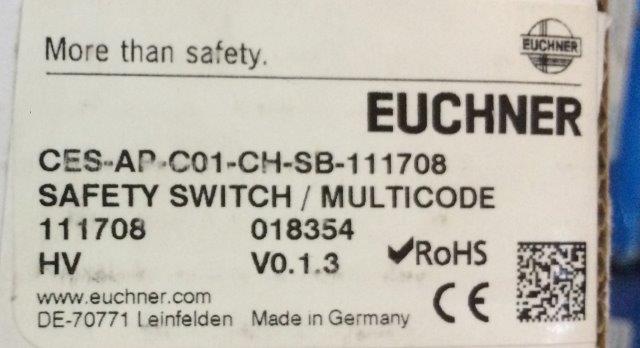 Euchner-EUCHNER 111708 CES-AP-C01-CH-SB-111708