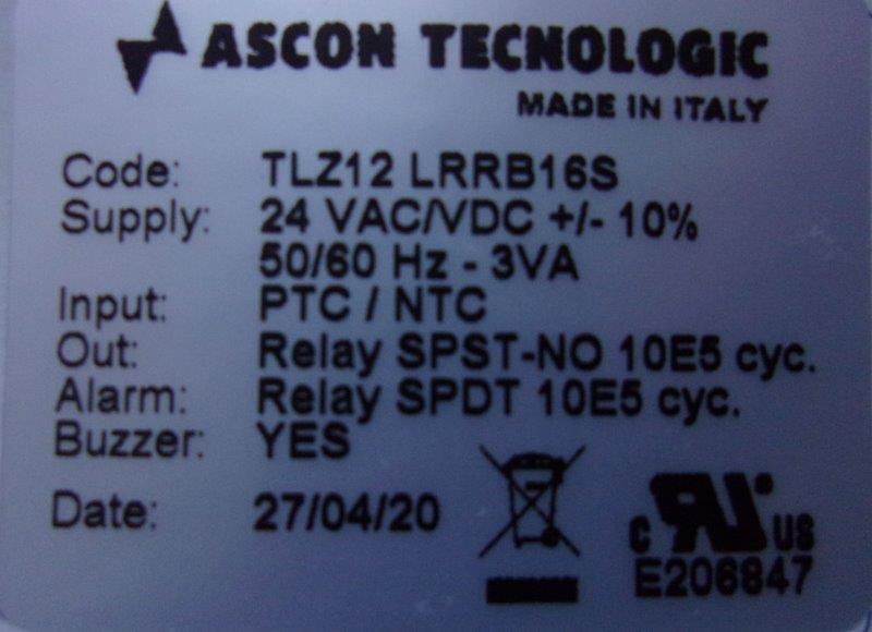 Ascon Tecnologic-ASCON TLZ12 LRRB16S
