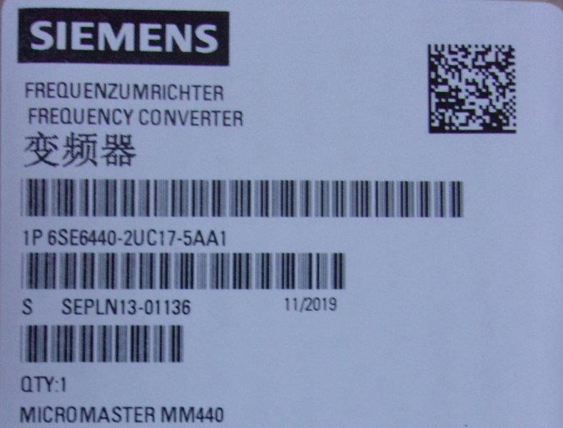Siemens-6SE 6440-2UC17-5AA1