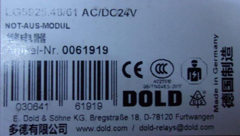Dold-LG 5925.48/61 AC/DC 