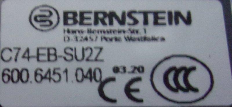 Bernstein-600.6451.040 C74-EB-SU2Z
