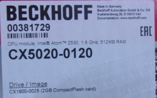 Beckhoff -CX5020-0120