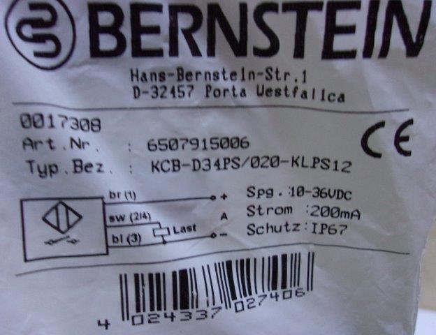 Bernstein-KCB-D34PS/020-KLPS12