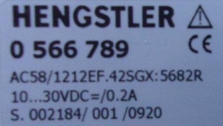 Hengstler  -0 566 789
